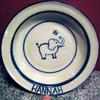 Elephant pattern
  3 piece set in the design of your choice $80; bowl or plate alone  $35 