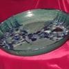 large Northern Lights platter 13" diameter 2.5" high  $150